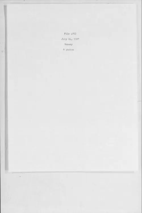 First page of 1957.07 - 6974738 - Norway (#4832)