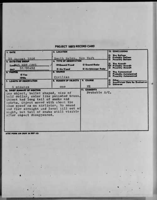 First page of 1956.08 - 7070144 - South Salem, New York