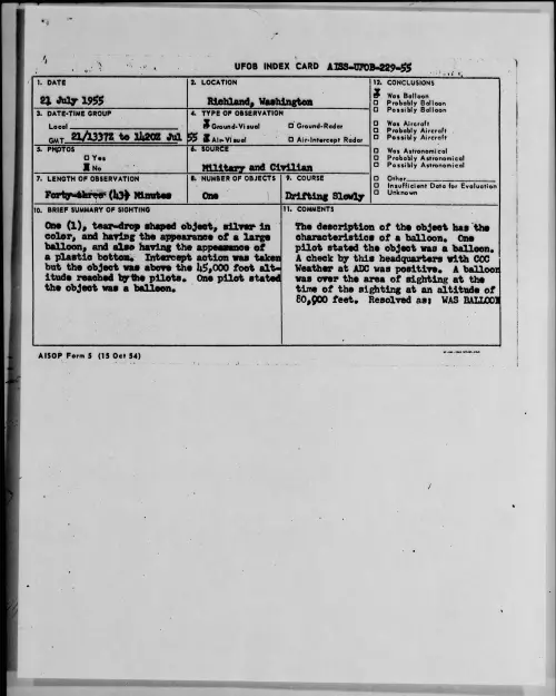 First page of 1955.07 - 6970228 - Richland, Washington