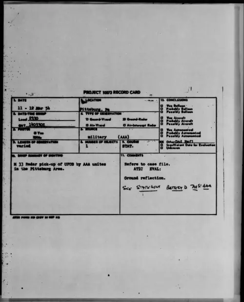 First page of 1954.03 - 6780807 - Pittsburg, Pa