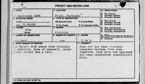 First page of 1956.09 - 7070642 - Flint, Michigan