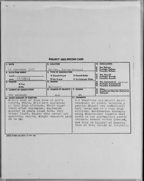 First page of 1957.11 - 6782666 - Benton, Pennsylvania