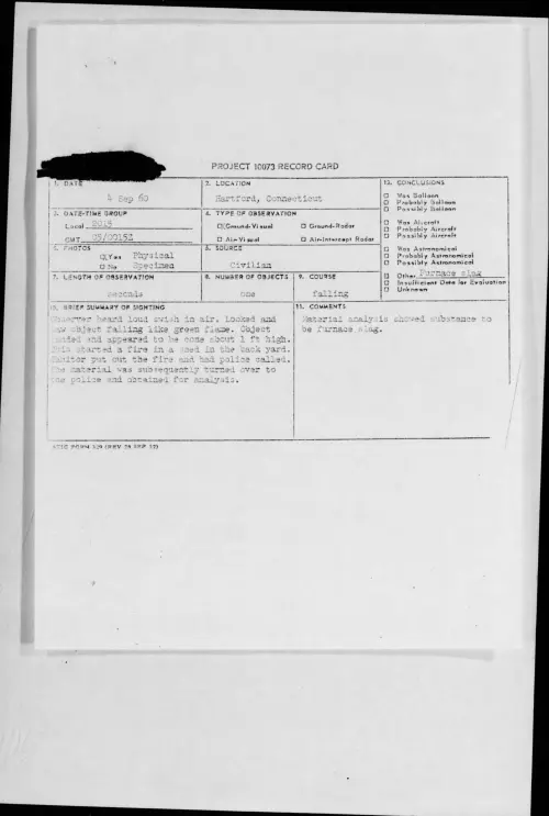 First page of 1960.09 - 8228463 - Hartford, Connecticut