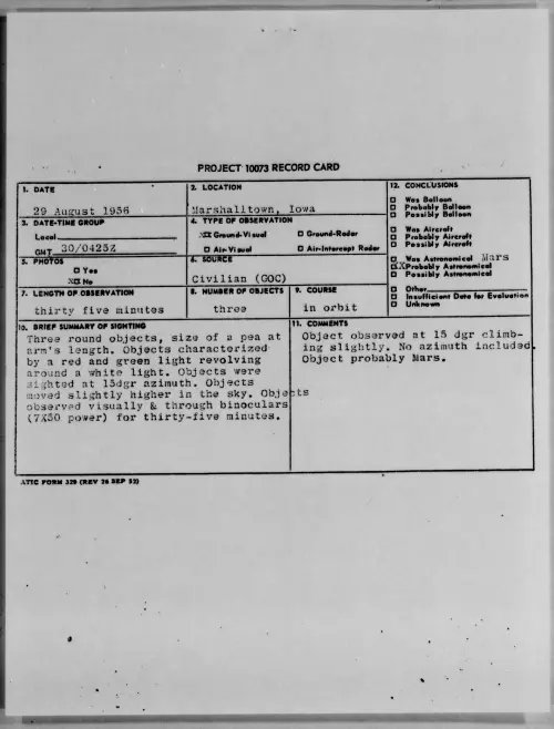 First page of 1956.08 - 7070219 - Marshalltown, Iowa