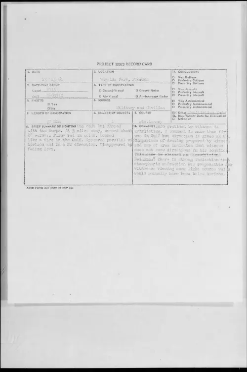First page of 1961.05 - 8686929 - Wayside Park, Florida