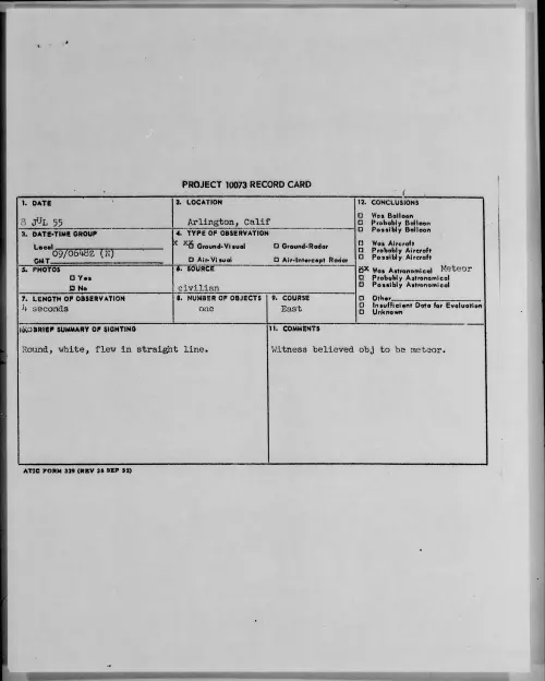 First page of 1955.07 - 6968956 - Arlington, Calif