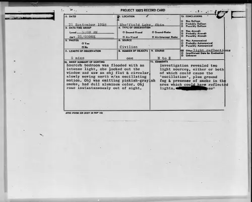 First page of 1958.09 - 7199236 - Sheffield Lake, Ohio