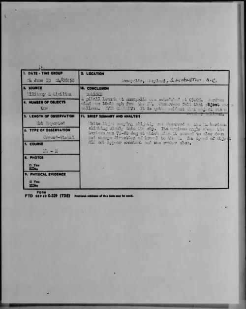First page of 1953.06 - 6385424 - Annapolis, Maryland, WASHINGTON, D.C