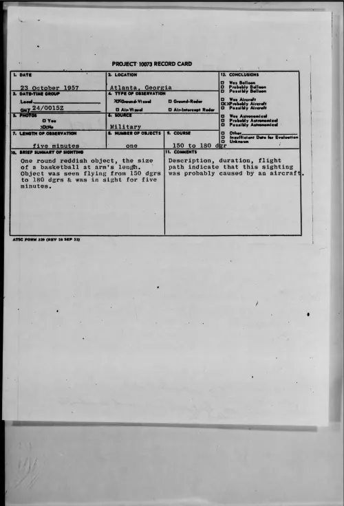 First page of 1957.10 - 6973213 - Atlanta, Georgia