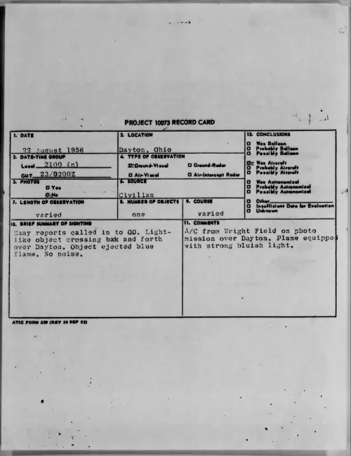 First page of 1956.08 - 7069891 - Dayton, Ohio