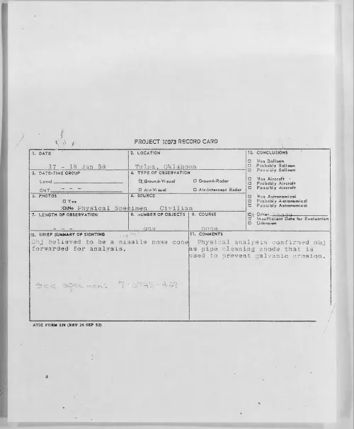 First page of 1958.01 - 6957919 - Tulsa, Oklahoma
