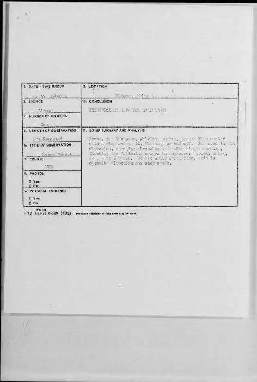 First page of 1953.01 - 9543050 - Oldtown, Maine