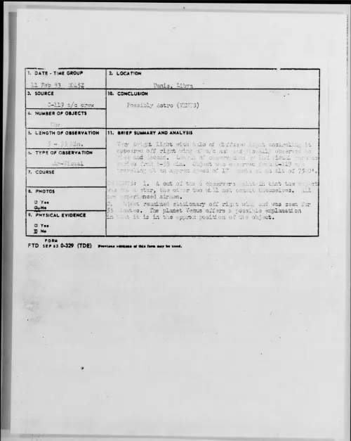 First page of 1953.02 - 9552433 - Tunis, Libya