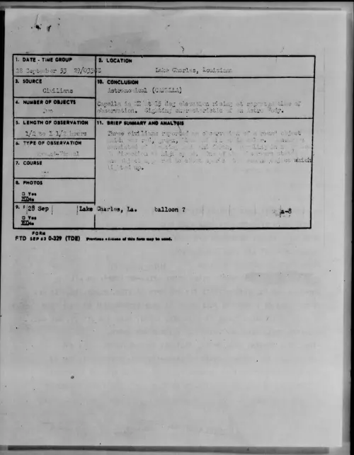 First page of 1953.09 - 6980440 - Lake Charles, Louisiana