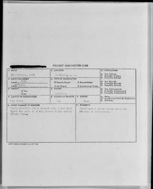 First page of 1960.02 - 6969683 - Marlboro, N. J