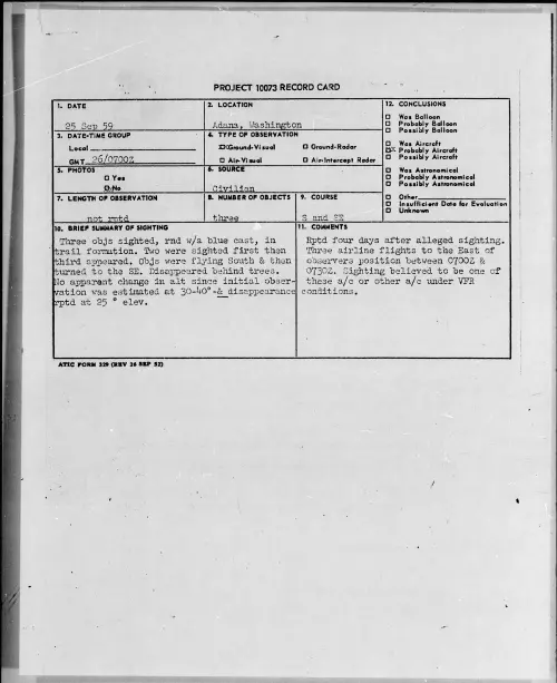 First page of 1959.09 - 6957790 - Adana, Washington