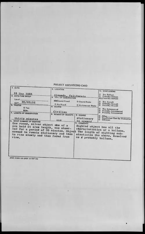 First page of 1955.05 - 6962763 - Alemeda, California