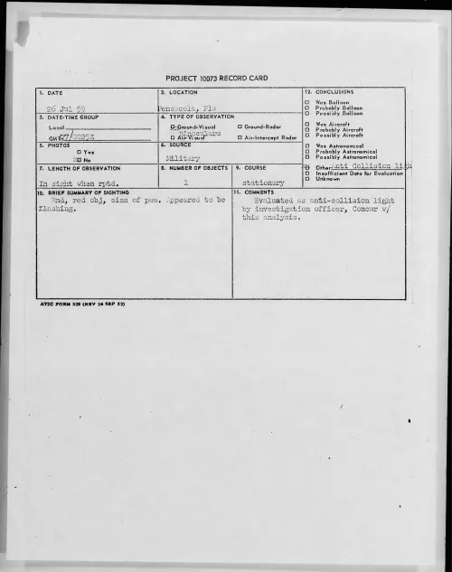 First page of 1959.07 - 8407581 - Pensacola, Fla