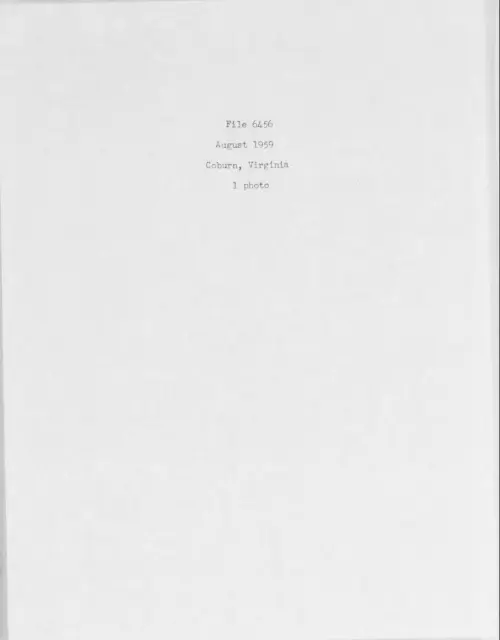 First page of 1959.08 - 6975512 - Coburn, Virginia (#6456)
