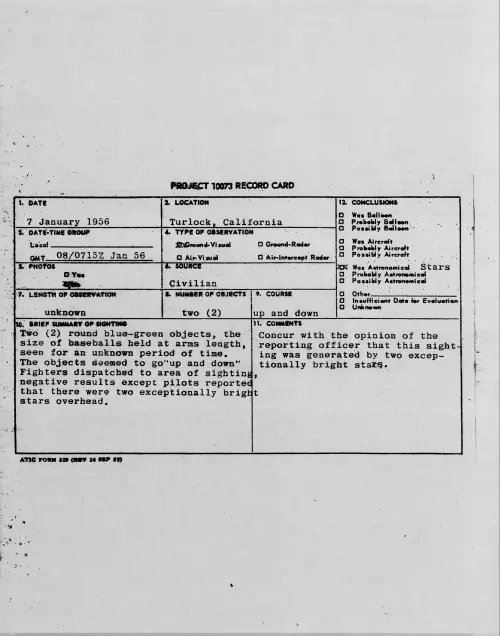 First page of 1956.01 - 7340236 - Turlock, California
