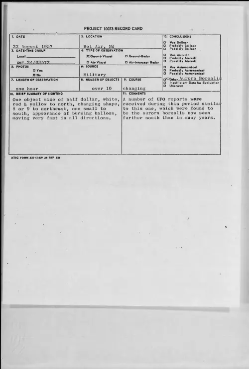 First page of 1957.08 - 6969299 - Bel Air, MD
