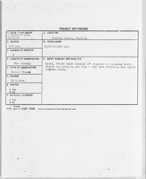 First page of 1954.11 - 6959145 - Hampton Corner, Virginia