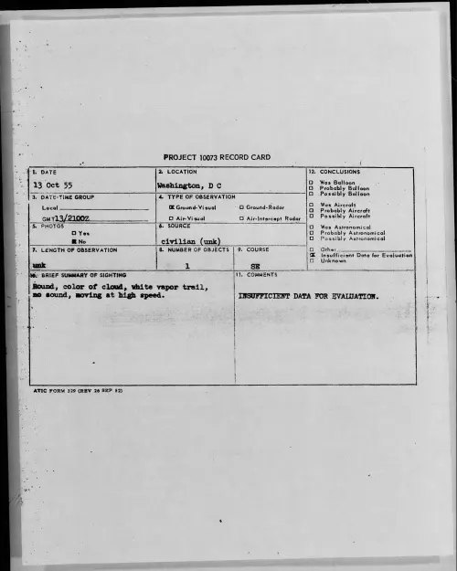 First page of 1955.10 - 7339654 - Washington, D C