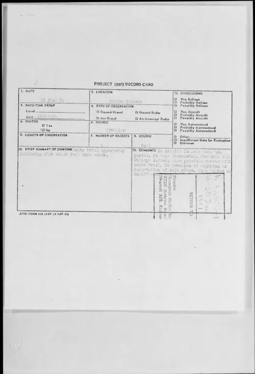 First page of 1961.06 - 8691015 - Bahama Islands