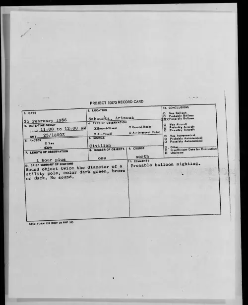 First page of 1956.02 - 7340597 - Sahaurita, Arizona