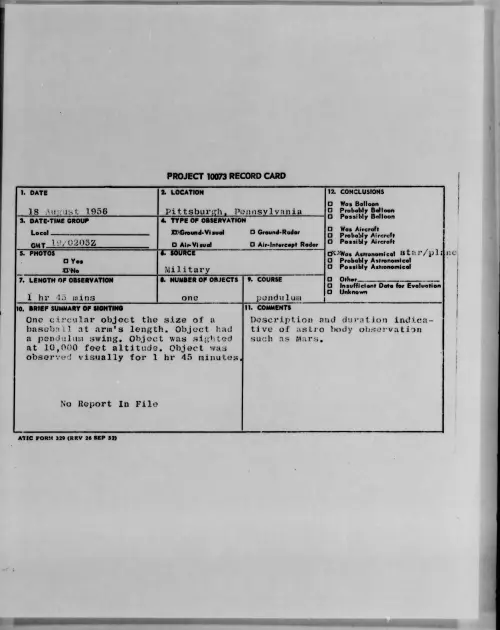 First page of 1956.08 - 7069607 - Pittsburgh, Pennsylvania