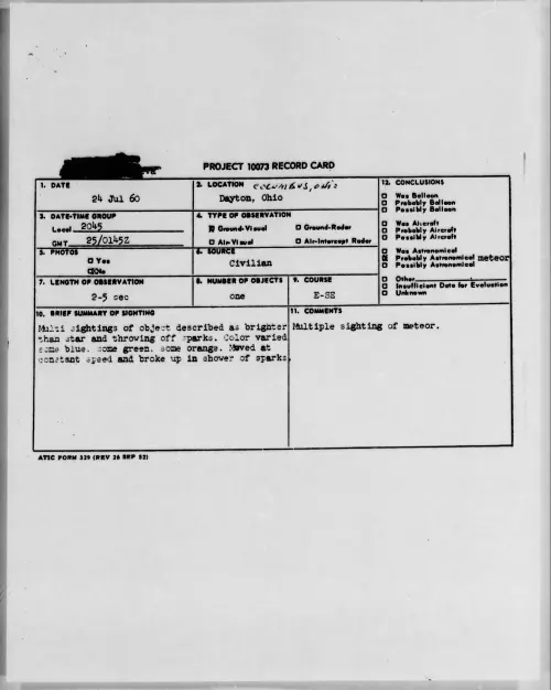First page of 1960.07 - 7817616 - COLUMBUS, OHIO