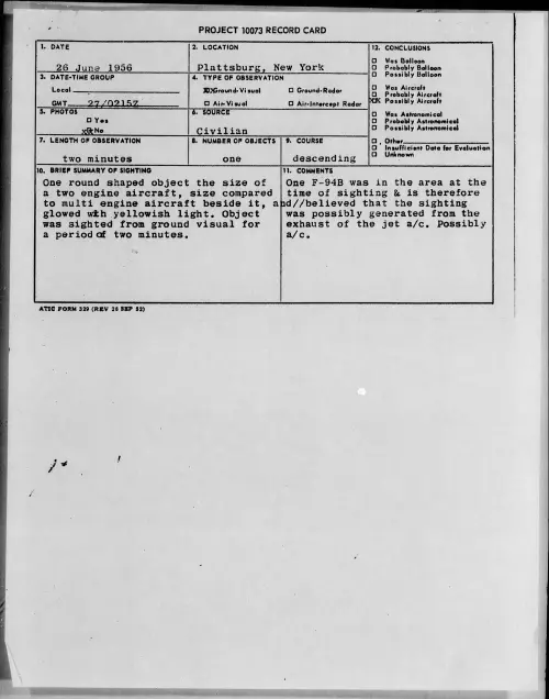 First page of 1956.06 - 6786547 - Plattsburg, New York
