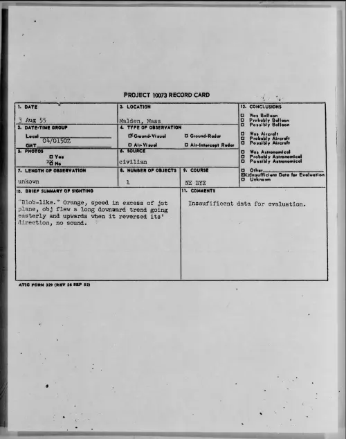 First page of 1955.08 - 6971351 - Malden, Mass