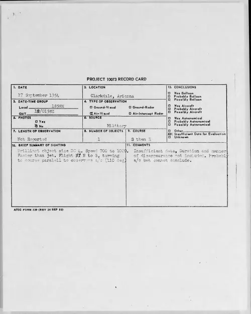 First page of 1954.09 - 8726724 - Clarkdale, Arizona