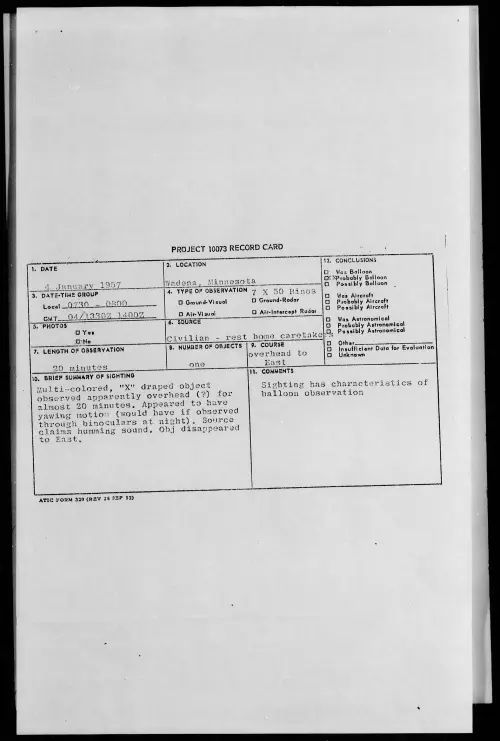 First page of 1957.01 - 6786407 - Wadena, Minnesota
