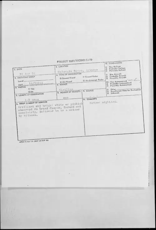First page of 1958.04 - 6968053 - Colorado River, Arizona
