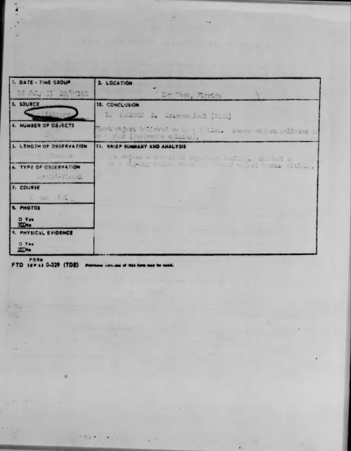 First page of 1953.07 - 6978552 - Key West, Florida