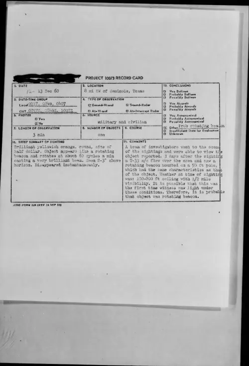 First page of 1960.12 - 8605658 - 8 Mi SW of Seminole, Texas