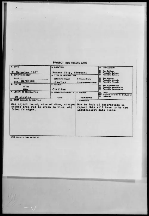 First page of 1957.12 - 6971053 - Kansas City, Missouri