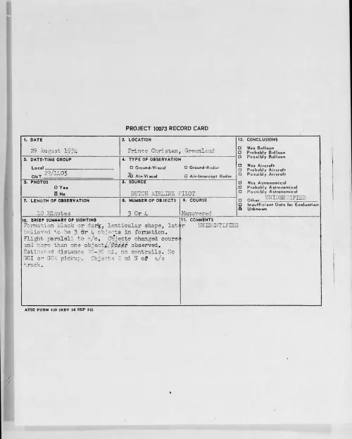 First page of 1954.08 - 8726402 - Prince Christian, Greenland