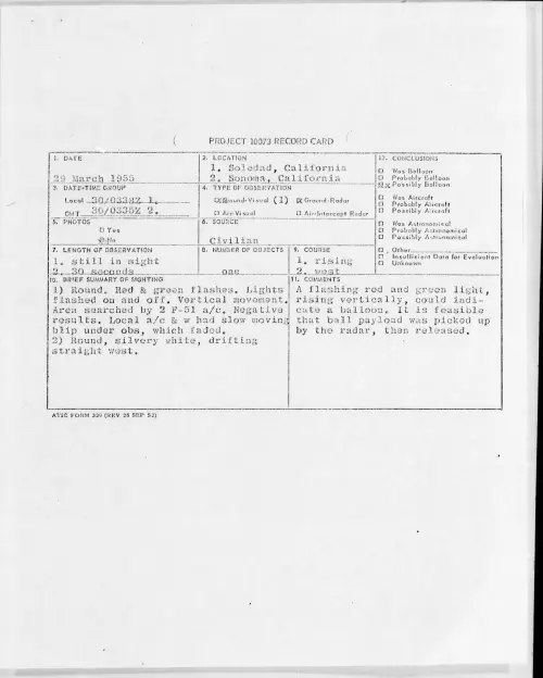 First page of 1955.03 - 6971589 - Soledad, California