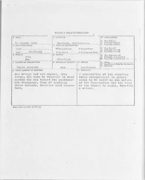 First page of 1955.03 - 6971287 - Burbank, California