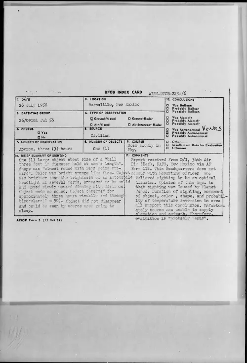 First page of 1956.07 - 6787436 - Bernalillo, New Mexico
