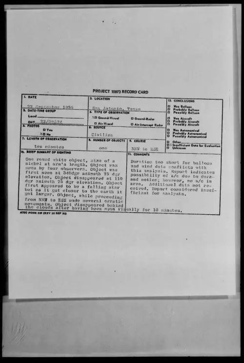 First page of 1956.09 - 7071092 - San Antonio, Texas