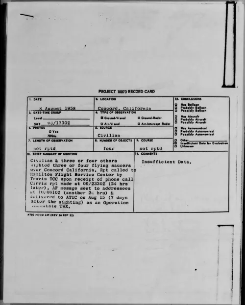 First page of 1958.08 - 8861179 - Concord, California