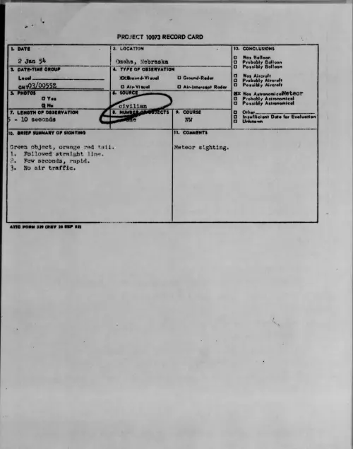 First page of 1954.01 - 6779424 - Omaha, Nebraska