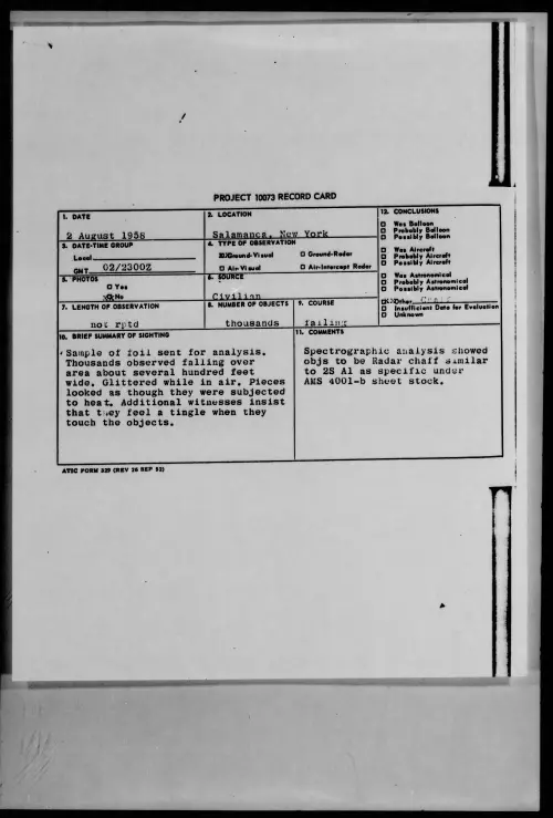 First page of 1958.08 - 8858786 - Salamanca, New York