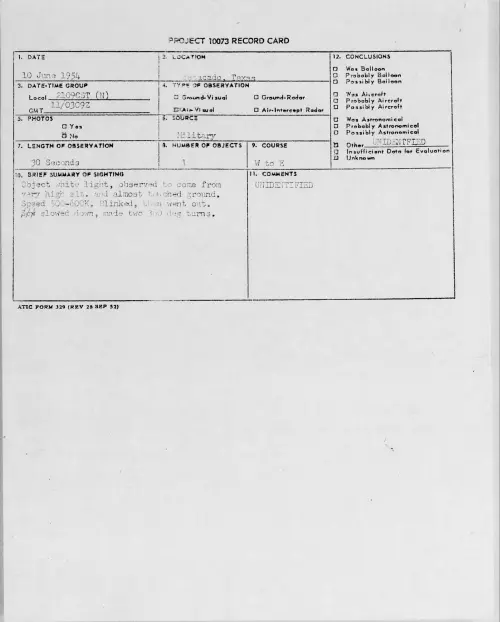 First page of 1954.06 - 8713615 - Estacado, Texas