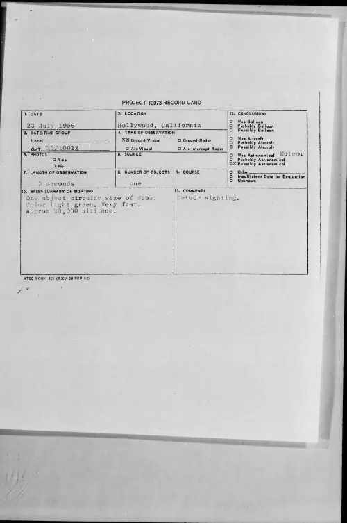 First page of 1956.07 - 6787391 - Hollywood, California