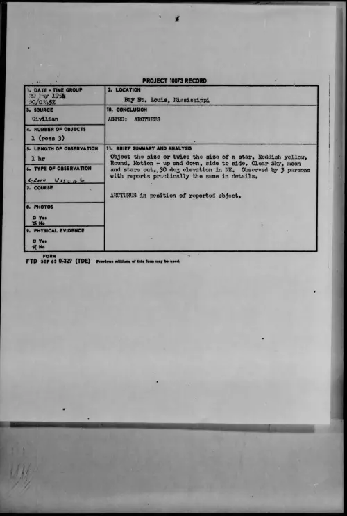 First page of 1954.05 - 6781693 - Bay St. Louis, Mississippi